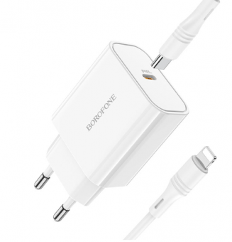 СЗУ Type-C Borofone BA57A (20W, PD) Белый от магазина РЭССИ